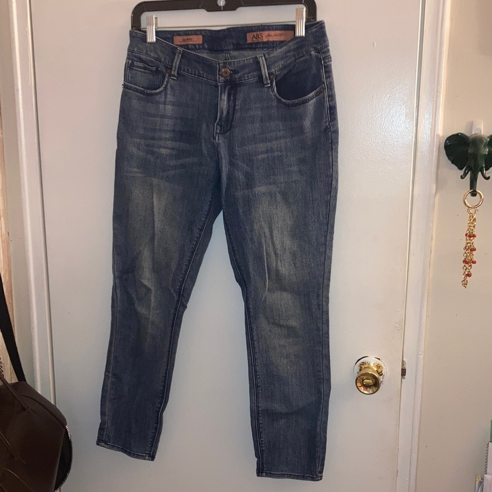 ABS Allen Schwartz Blue Ankle Jeans